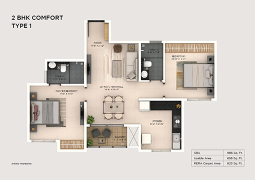 2 BHK